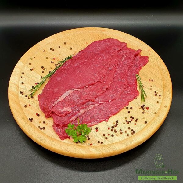 Galloway-Rindsschnitzelfleisch / Rouladenfleisch<br>750g
